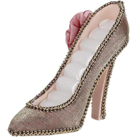 High Heel Shaped Jewelry Rack In Light Brown - Picture 4 of 8